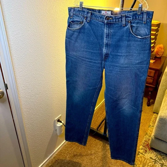 36 Dark Blue Tub - Levi’s Strauss Signature Relaxed Fit 540 size 40 x 32 - Picture 1 of 6